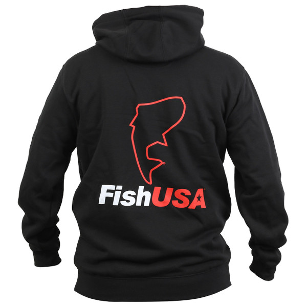 FishUSA Carhartt Black Widow Hoodie Back