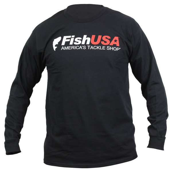FishUSA Black Widow Long Sleeve T-Shirt front