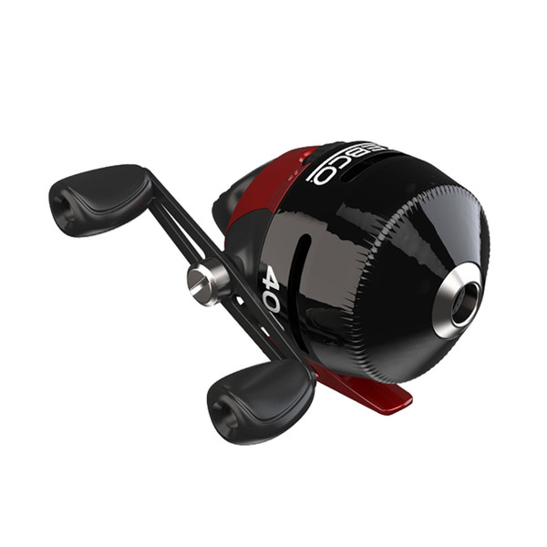 Zebco 404 Spincast Combo close up of reel