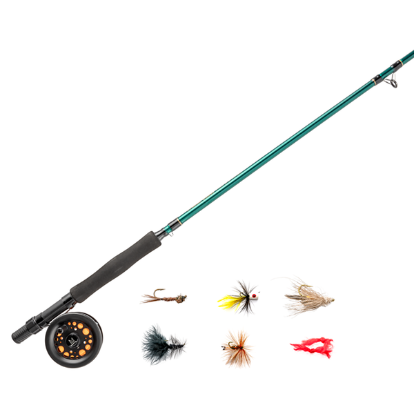 Zebco Martin Complete Fly Oufit Kit with included flies and accessories