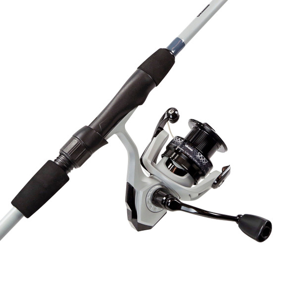 Okuma Outrax Spinning Combo close up of reel