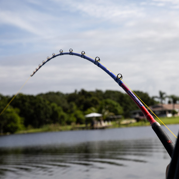 Catch The Fever FishUSA HellCat Revenge Casting Rod in use
