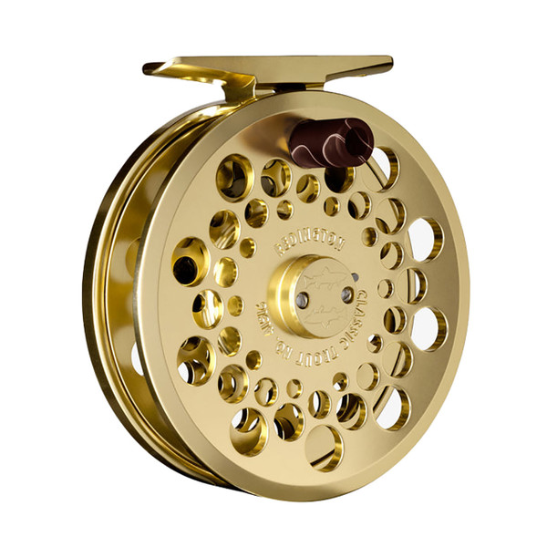 Redington Classic Trout Fly Reel color Gold front view