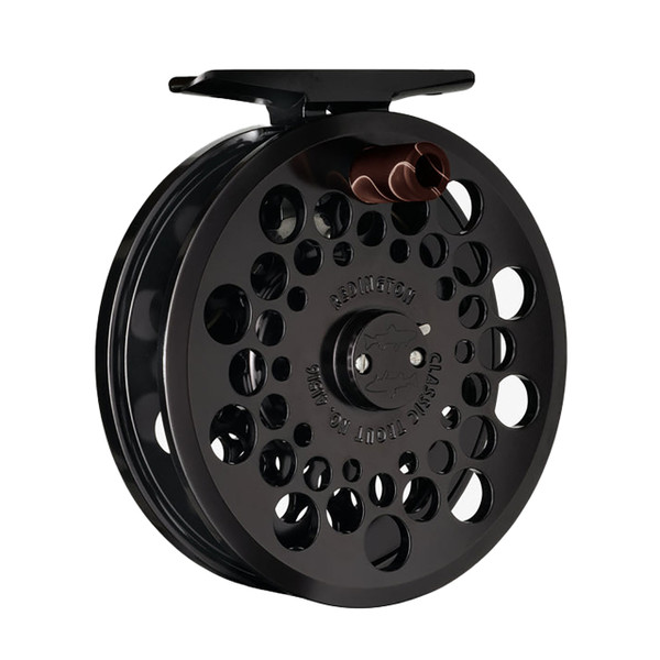 Redington Classic Trout Fly Reel color Black front view