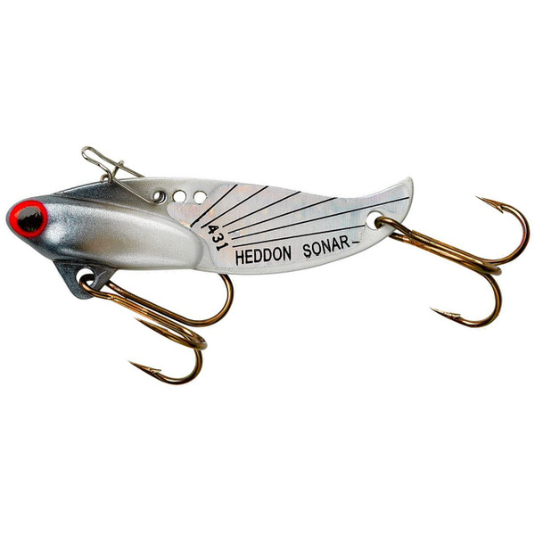 Heddon Sonar Flash Blade Bait color Silver
