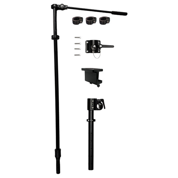 Brew City Telescoping Live Sonar Pole Kit model Pontoon Mount