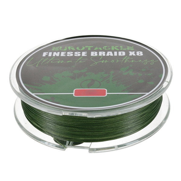 Eurotackle Finesse Ultimate Smoothness Braid color Moss Green Spool