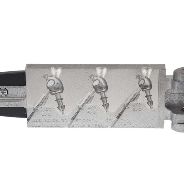 Do-It Poison Tail Jig Mold for sizes 1/2, 3/4, & 1 oz.