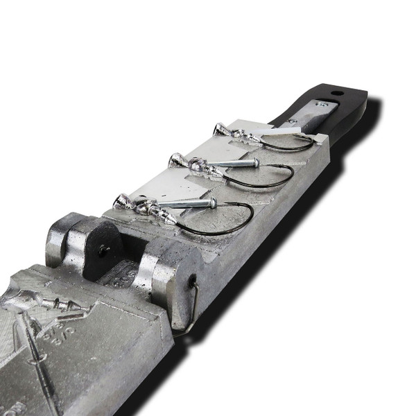 Do-It Poison Tail Jig Mold for sizes 1/8, 1/4, & 3/8 oz. jigs are not included