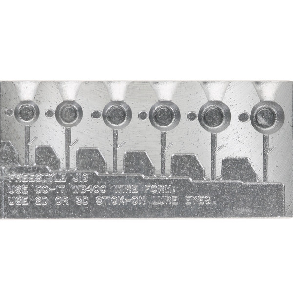 Do-It Freestyle Jig Mold sizes 3/16, 1/4, 5/16, 3/8, 7/16, & 1/2 oz.