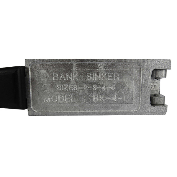 Do-It Bank Sinker Mold for sizes 2, 3, 4, & 5 oz. back view