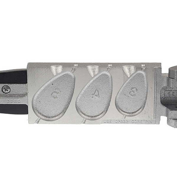 Do-It No Roll Sinker Mold for sizes 3, 4, & 5 oz.