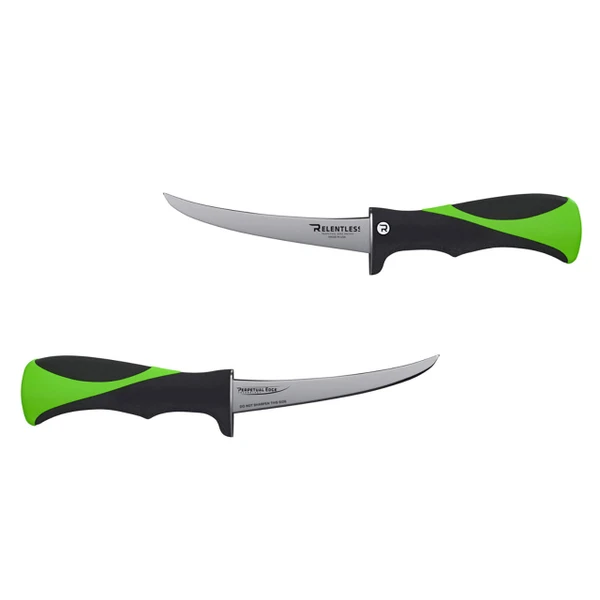 Relentless Knives Fillet Knives curved back and front 
