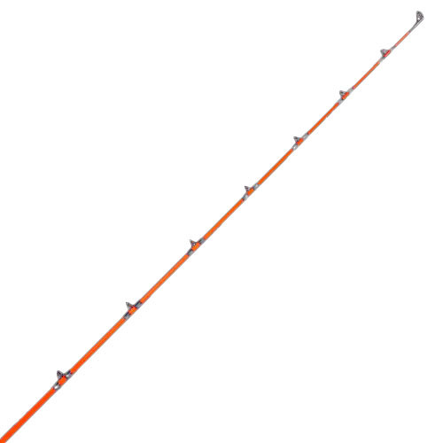 Whisker Seeker FMJ V2 Casting Rod color Blaze Orange close up of tip