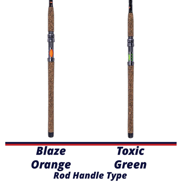 Whisker Seeker FMJ V2 Spinning Rod handle comparison chart