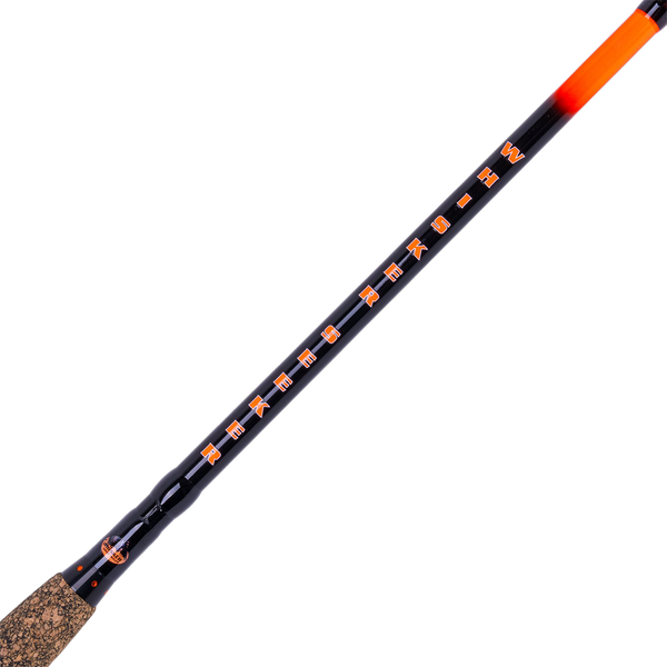 Whisker Seeker GFX V2 Casting Rod color Blaze Orange close up of blank