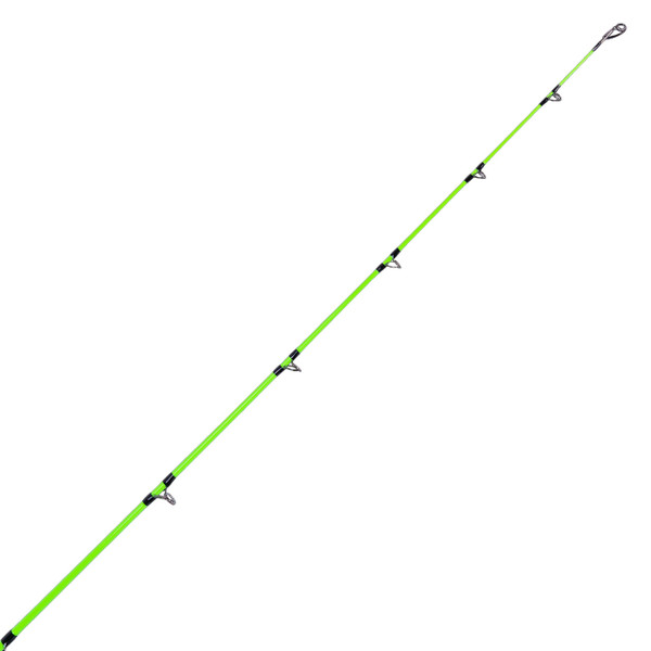 Whisker Seeker GFX V2 Spinning Rod color Toxic Green close up of tip