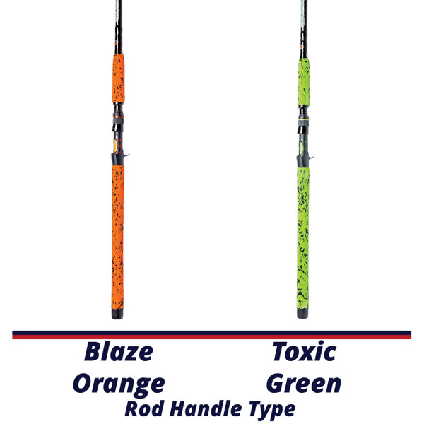 Whisker Seeker HogSeeker Casting Rod handle comparison chart
