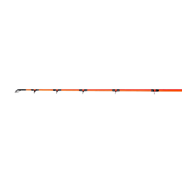 Whisker Seeker HogSeeker Spinning Rod color Blaze Orange close up of tip