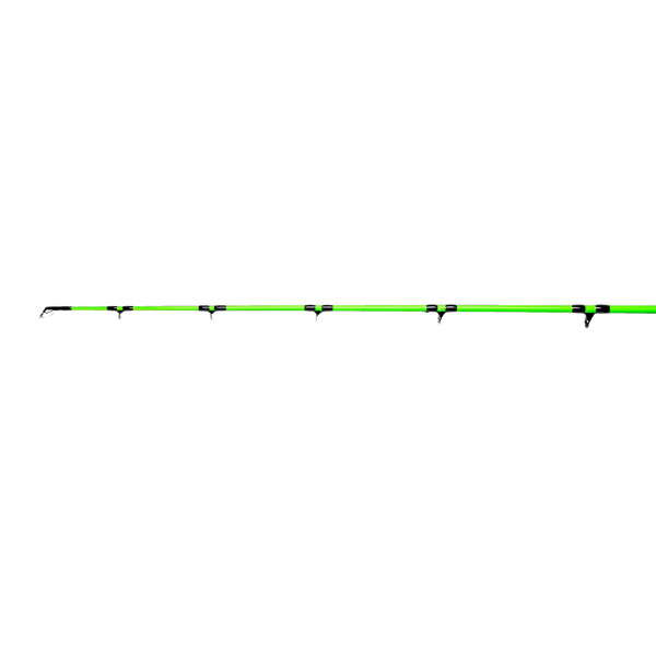 Whisker Seeker HogSeeker Spinning Rod color Toxic Green close up of tip