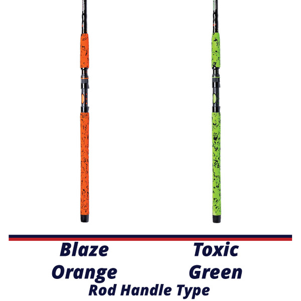 Whisker Seeker HogSeeker Spinning Rod handle comparison chart