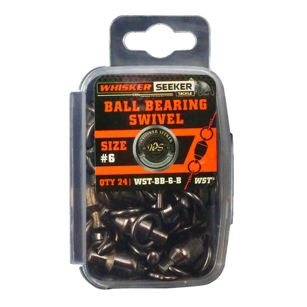 Whisker Seeker Ball Bearing Swivel size 6 Bulk Pack