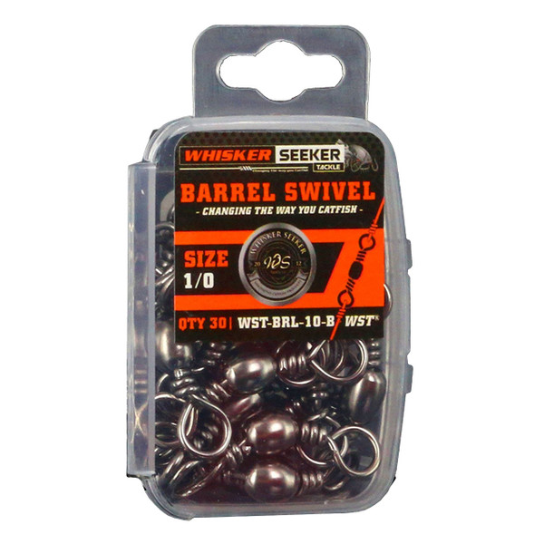 Whisker Seeker Barrel Swivel size 1-0 Bulk Pack