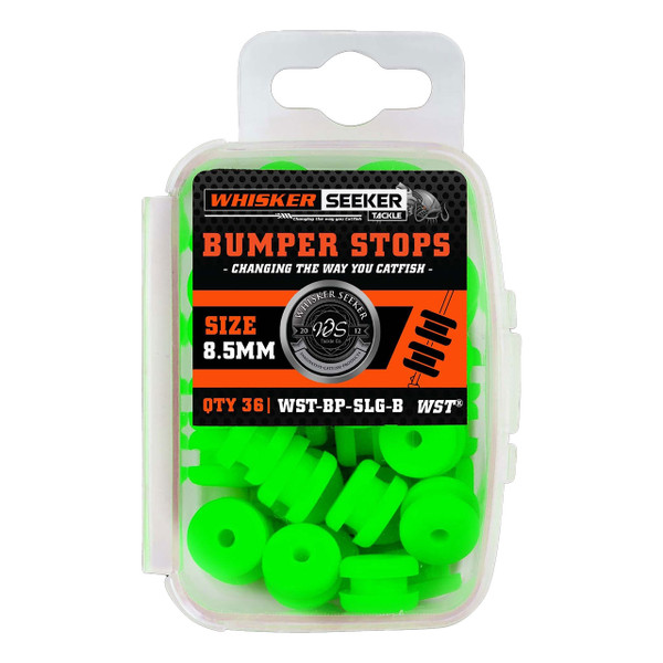 Whisker Seeker Bumper Stops color Lime Green 36 pack