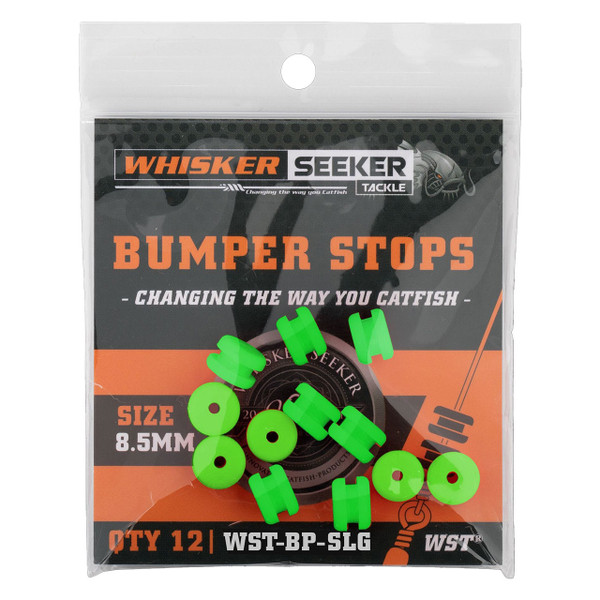 Whisker Seeker Bumper Stops color Lime Green 12 pack
