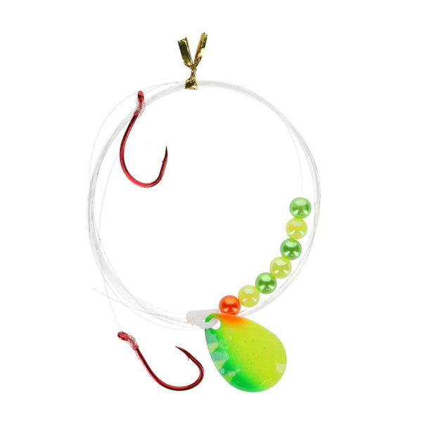 Warrior Worm Harness color Walleye Candy
