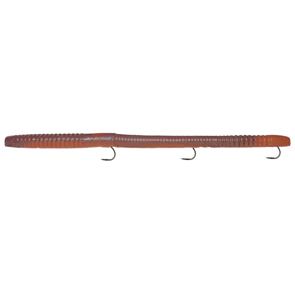 K & E Tackle Bass Stopper Rigged Worm color Natural