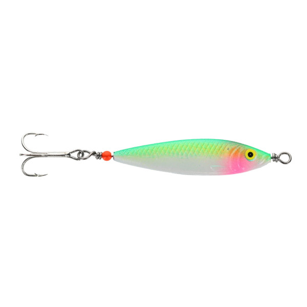 Buzz Bomb Spinnow Jigging Spoon color Perch