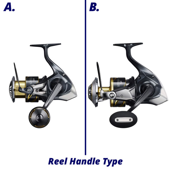 Shimano Stella SW Spinning Reel handle comparison chart