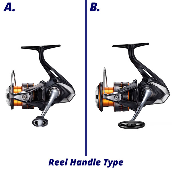Shimano Nexave FJ Spinning Reel handle comparison chart