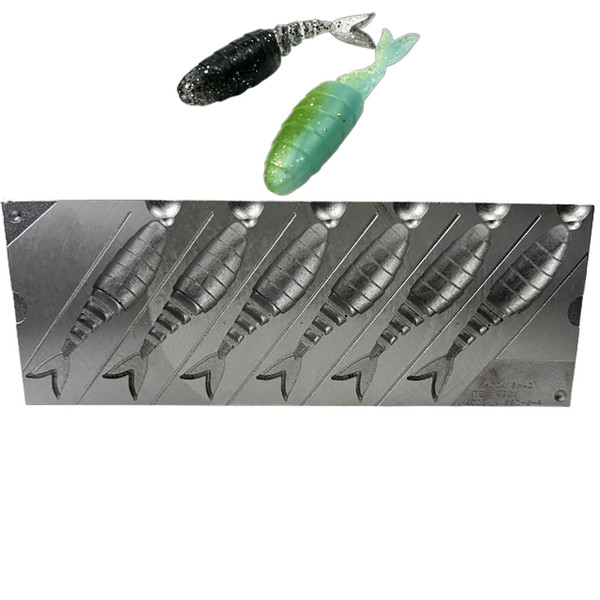 Do-It ES XL Series 4 in. Shock Shad Mold soft baits are for display purposes only
