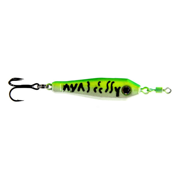 WalleyeX XSlab Jigging Spoon color Lady Luck