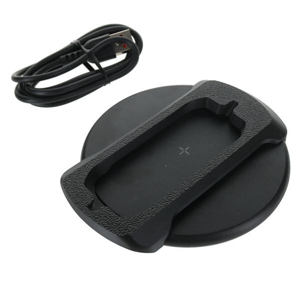 Fish Hawk TD Connect Charging Pad and included cable at an angle