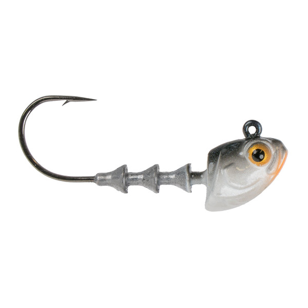 6th Sense Finesse Minnow Jighead - 1/0 Hook color Smoke 6