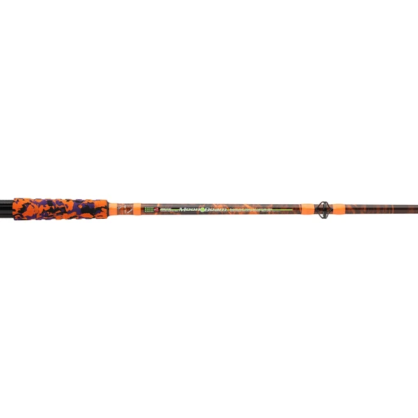 BnM Fishing Moon Beam Casting Rod color Orange BnM Fishing Moon Beam logo on rod