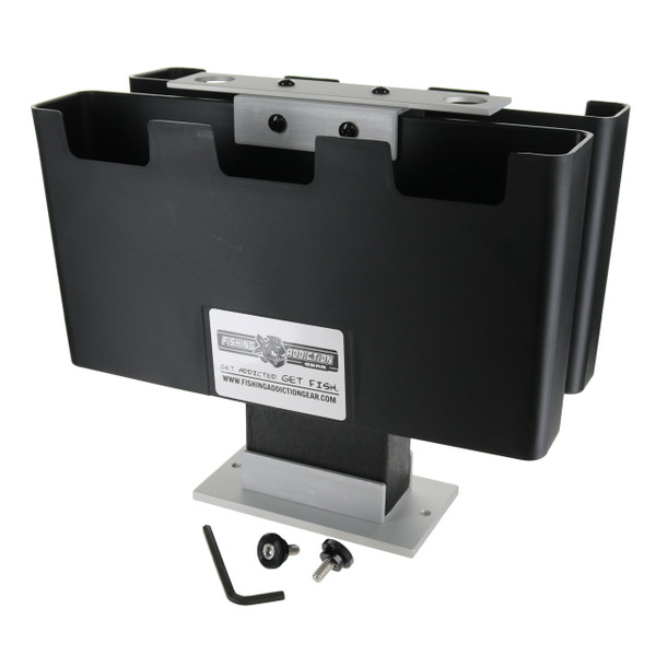 Fishing Addiction Gear Slim Planer Board Caddy with included hardware