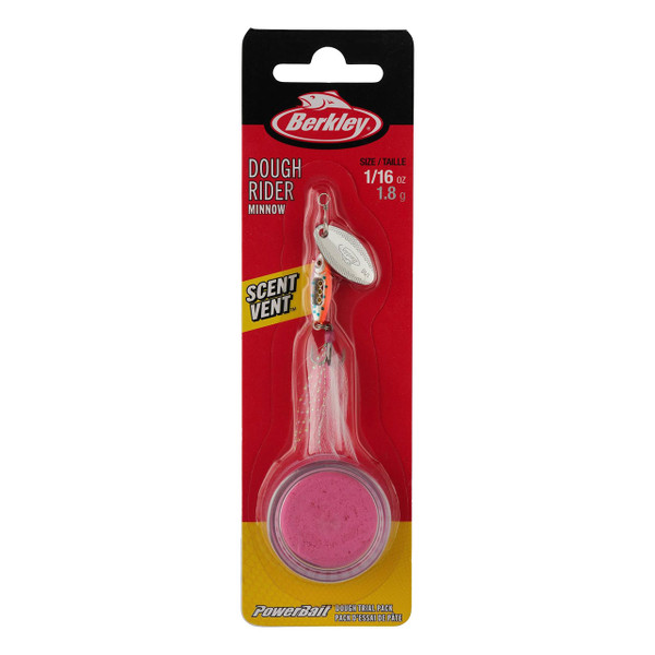 Berkley Dough Rider Minnow color Metallic Pink in package