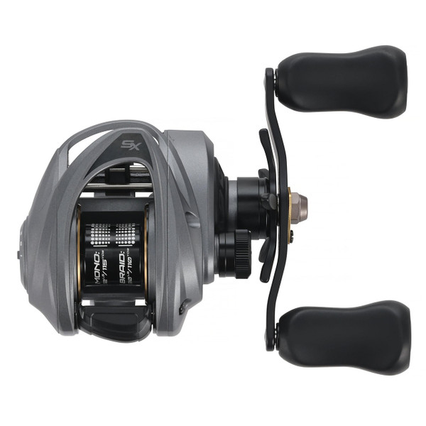 Abu Garcia Revo SX VoltiQ Low Profile Casting Reel model REVO5SXVIQLP back view