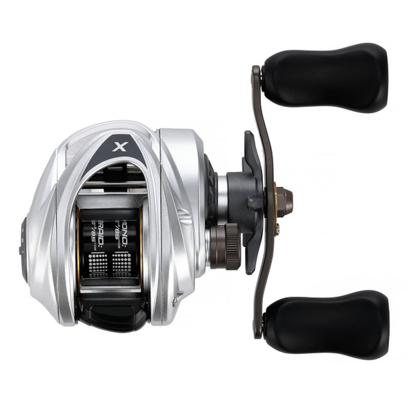 Abu Garcia Revo X VoltiQ Low Profile Casting Reel model REVO5XVIQLP back view