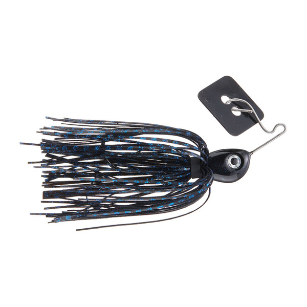 Pulse Fish Side Piece Bladed Jig color Black-Blue