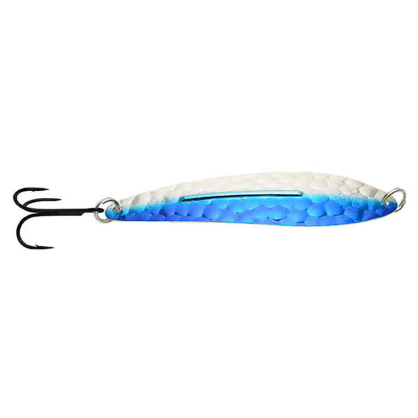 Williams Whitefish Spoon color Electric Blue - Silver Honeycomb