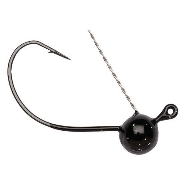 VMC Wacky Weedless Jig color Black 1/8 oz.