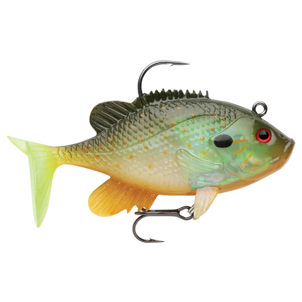 Storm Wildeye Live Series Swimbait color Sunfish featuring a Sunfish body