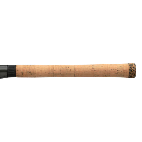 Shimano Teramar Spinning Rod model TERSES70MHB close up of cork handle