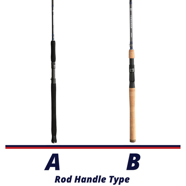 Shimano Teramar Casting Rod handle comparison chart