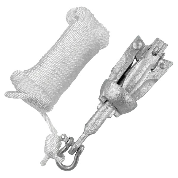 Boating Essentials Folding Anchor Kit folded